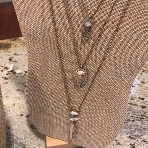 Three Row Convertible African Plains Necklace